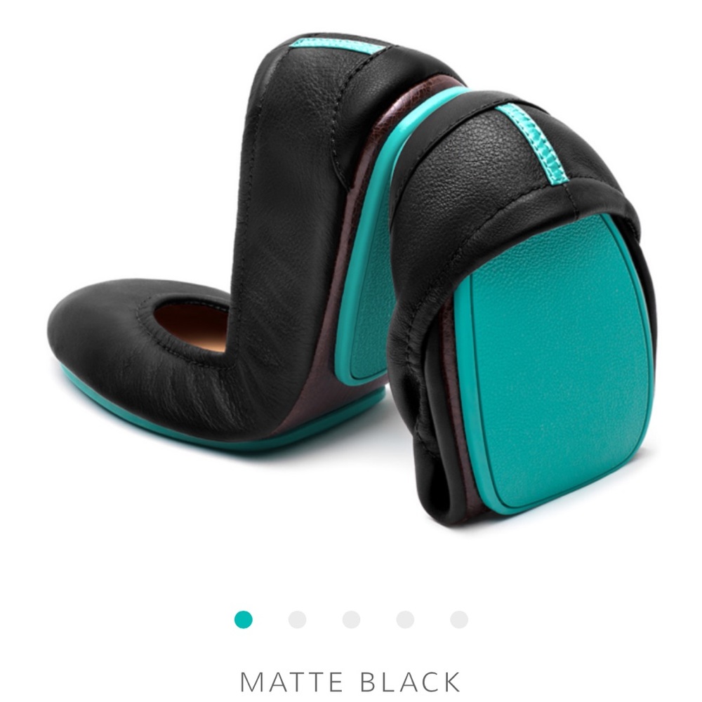 Matte black Tieks size 8